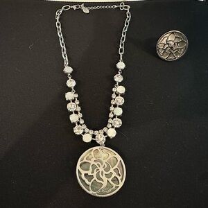 Lia Sophia necklace and ring